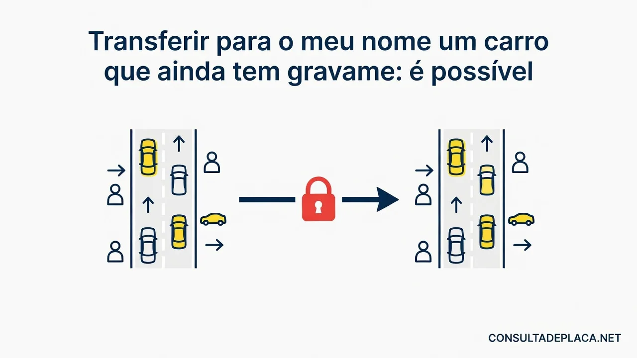 Transferir para o meu nome um carro que ainda tem gravame: é possível?