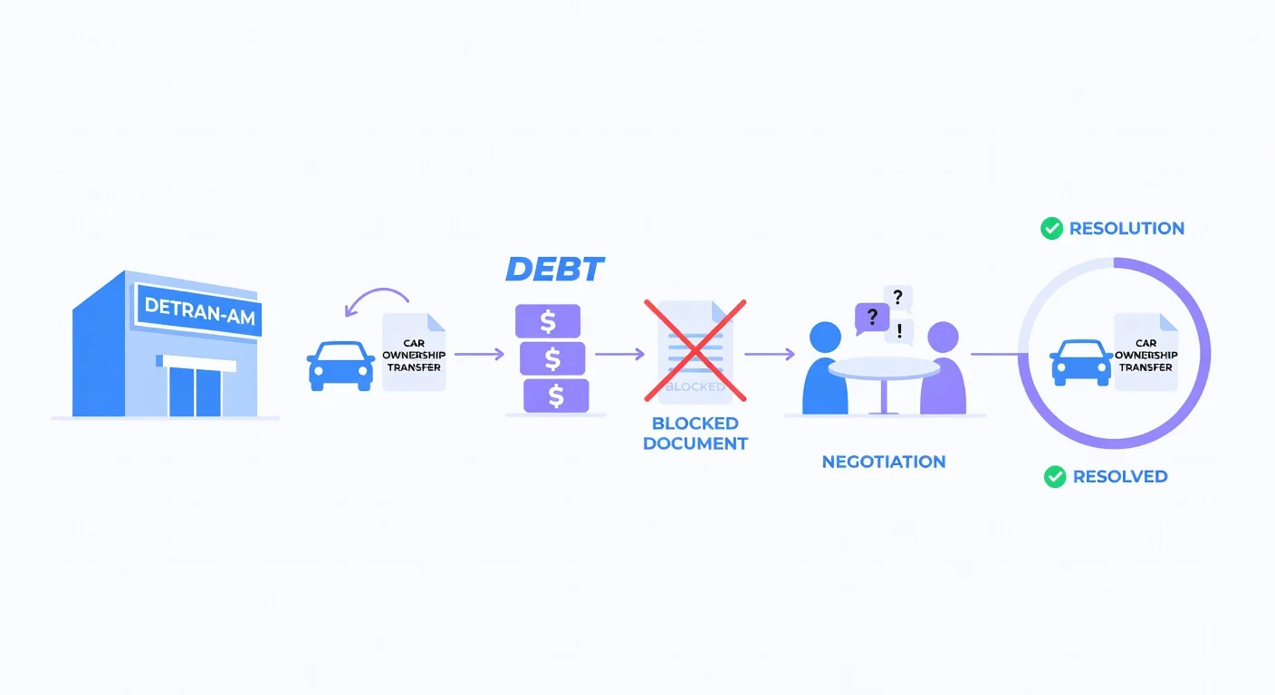Transferir Veículo com Débito AM: É Possível? Como Fazer