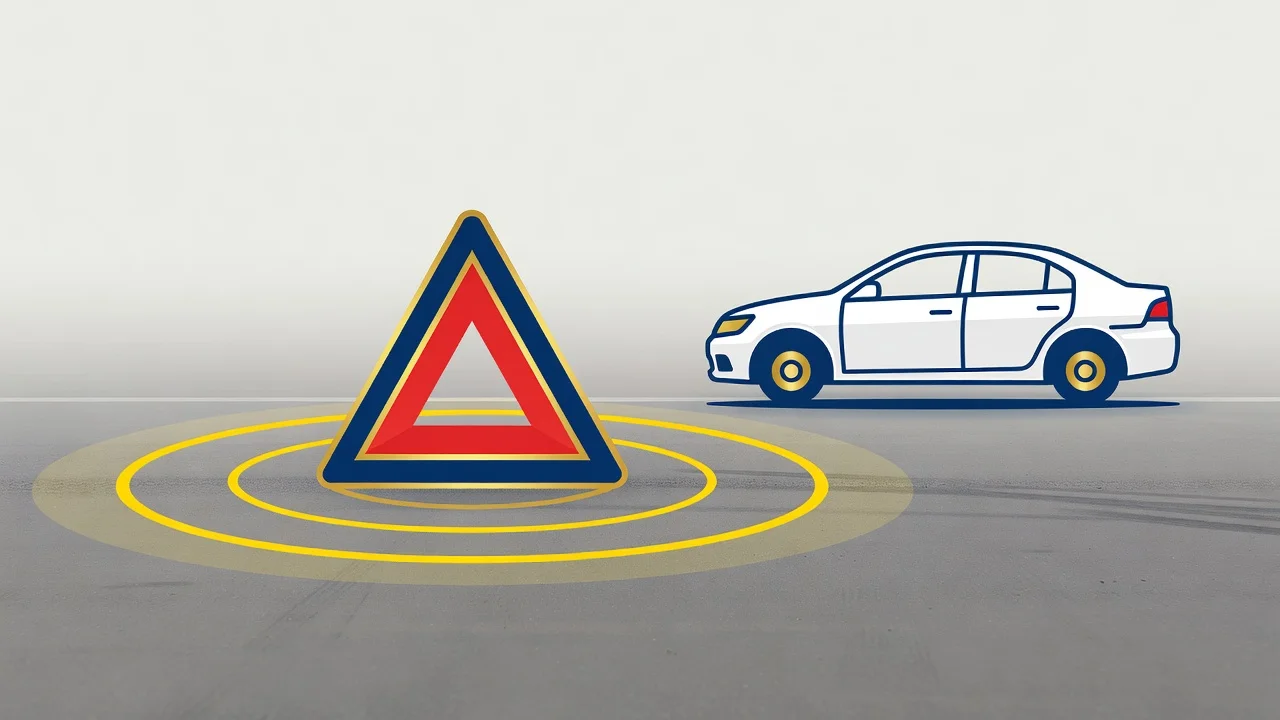 Triangulo de Sinalizacao: A Que Distancia Colocar