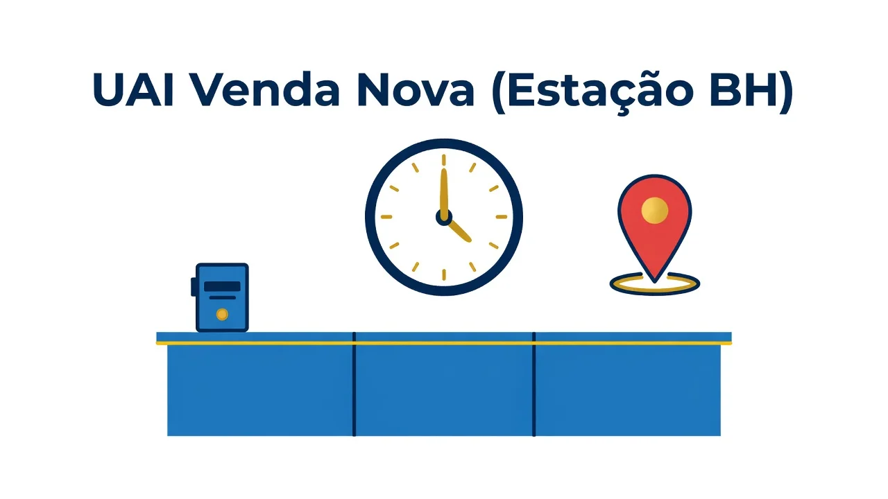 UAI Venda Nova (Estação BH) DETRAN-MG 2026: serviços, horário ampliado e agendamento