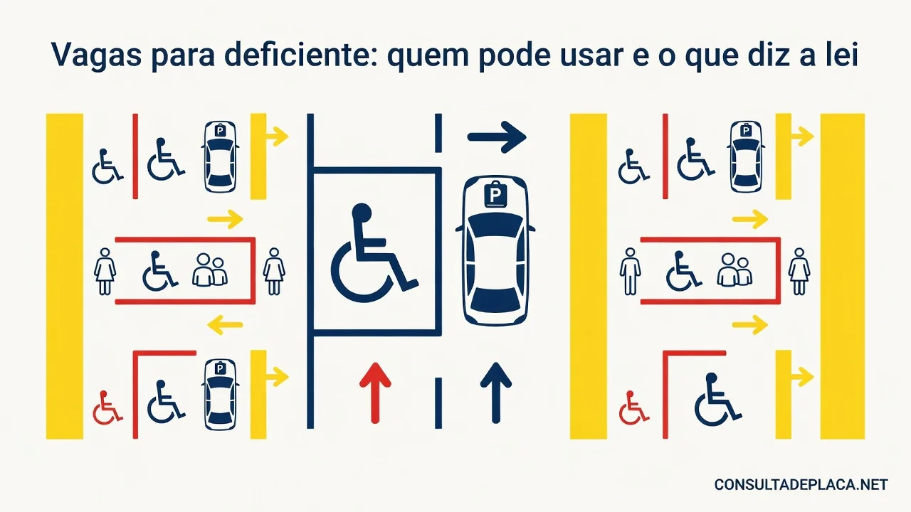 Vagas para deficiente: quem pode usar e o que diz a lei
