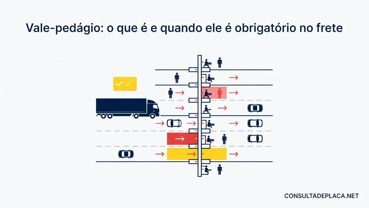 Vale-pedágio: o que é e quando ele é obrigatório no frete
