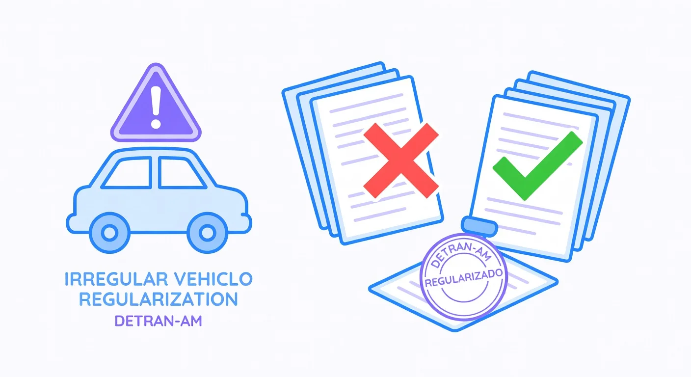 Veículo Irregular AM: Como Regularizar no DETRAN-AM em 2026