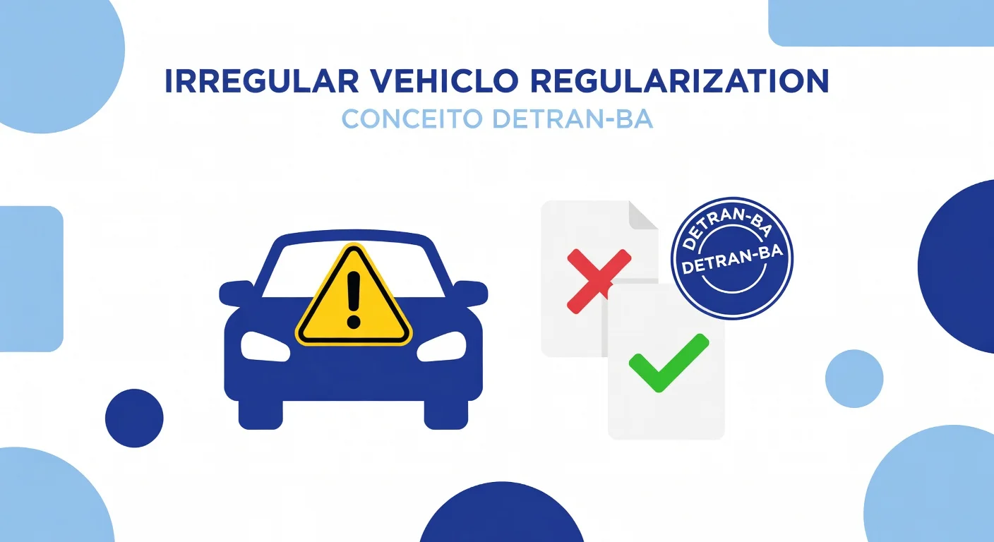 Veículo Irregular BA: Como Regularizar no DETRAN-BA em 2026