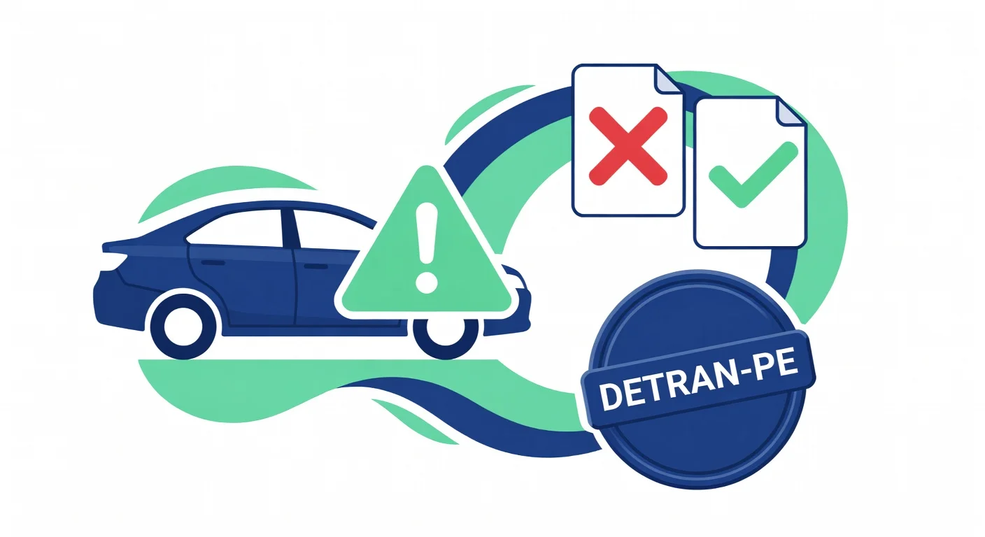Veículo Irregular PE: Como Regularizar no DETRAN-PE em 2026