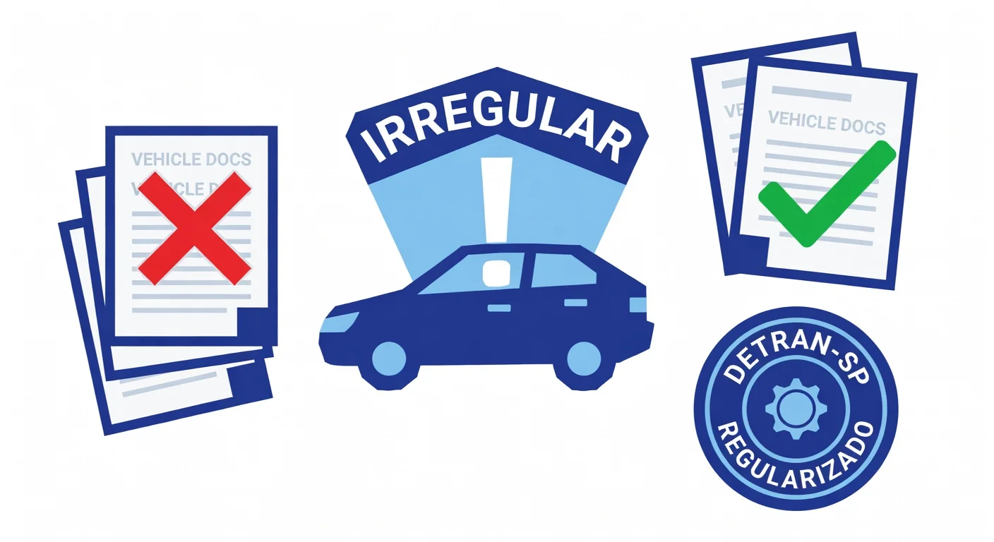 Veículo Irregular SP: Como Regularizar no DETRAN-SP em 2026