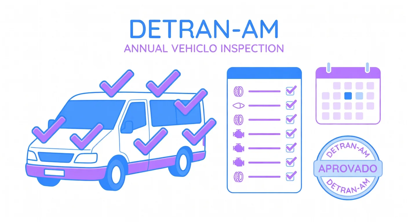 Vistoria Anual Obrigatória AM: Quem Deve Fazer e Como Agendar no DETRAN-AM 2026