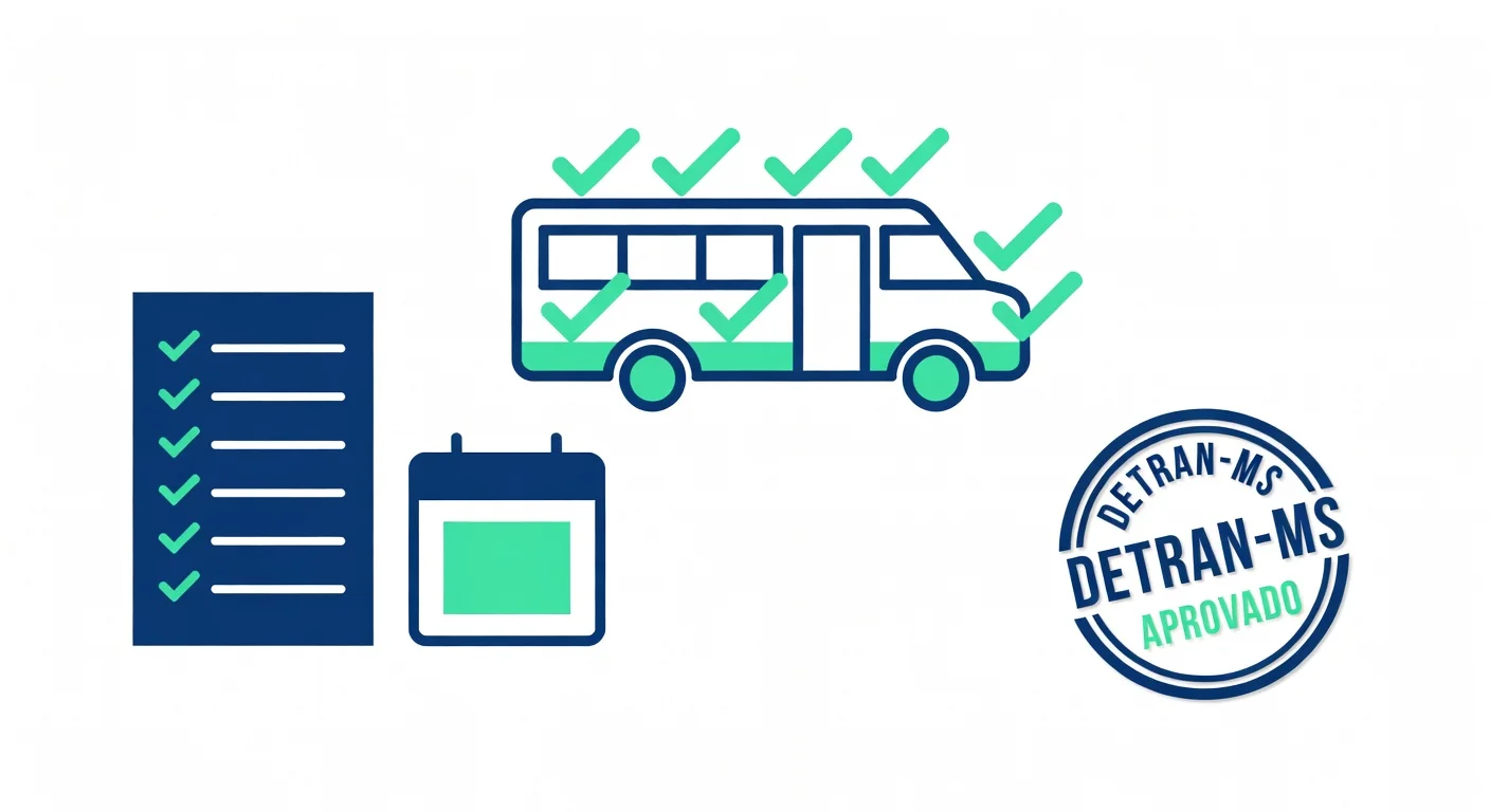 Vistoria Anual Obrigatória MS: Quem Deve Fazer e Como Agendar no DETRAN-MS 2026