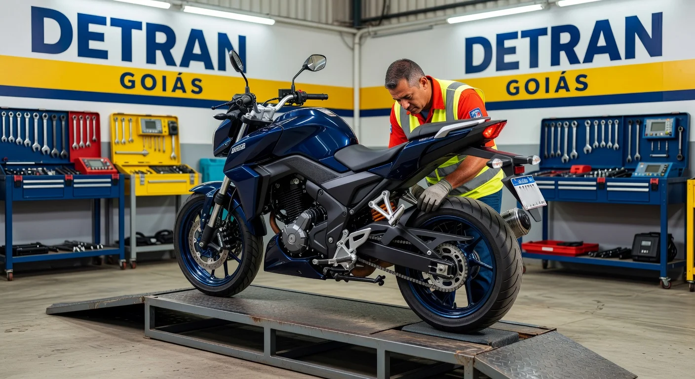 Vistoria de Moto no DETRAN Goiás 2026: Valor, Agendamento e Documentos