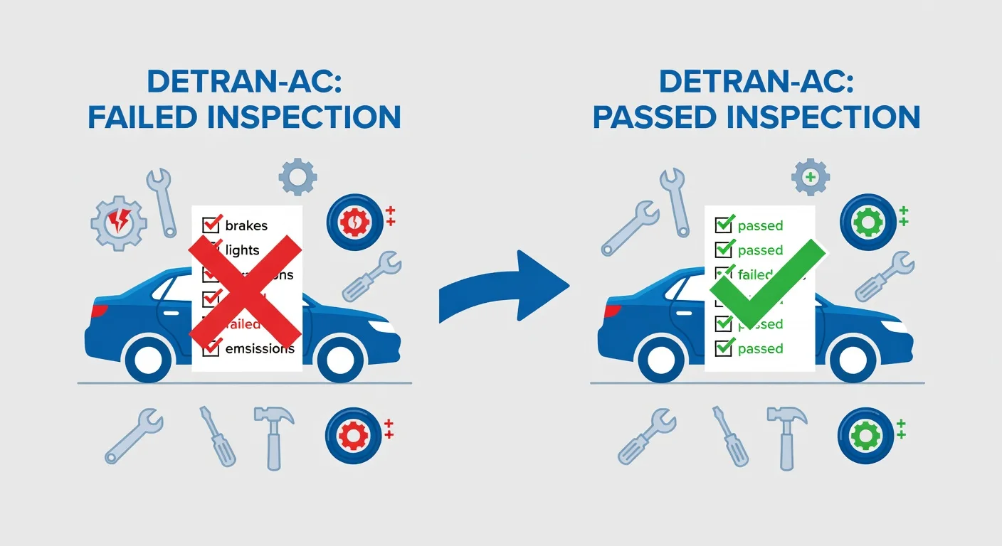 Vistoria Reprovada AC: O Que Fazer e Como Regularizar no DETRAN-AC 2026
