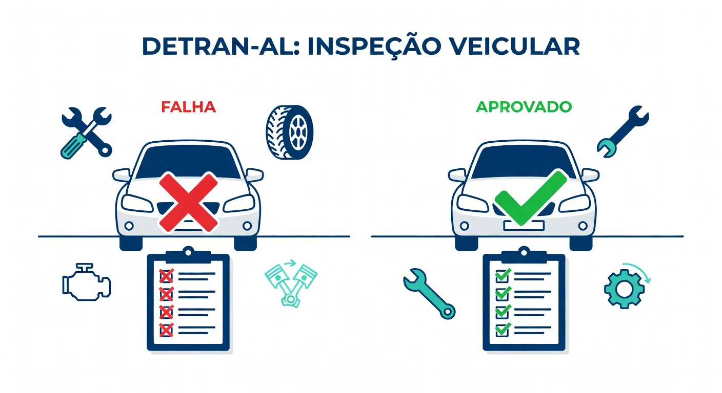 Vistoria Reprovada AL: O Que Fazer e Como Regularizar no DETRAN-AL 2026