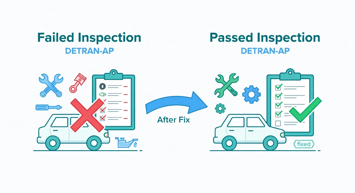 Vistoria Reprovada AP: O Que Fazer e Como Regularizar no DETRAN-AP 2026