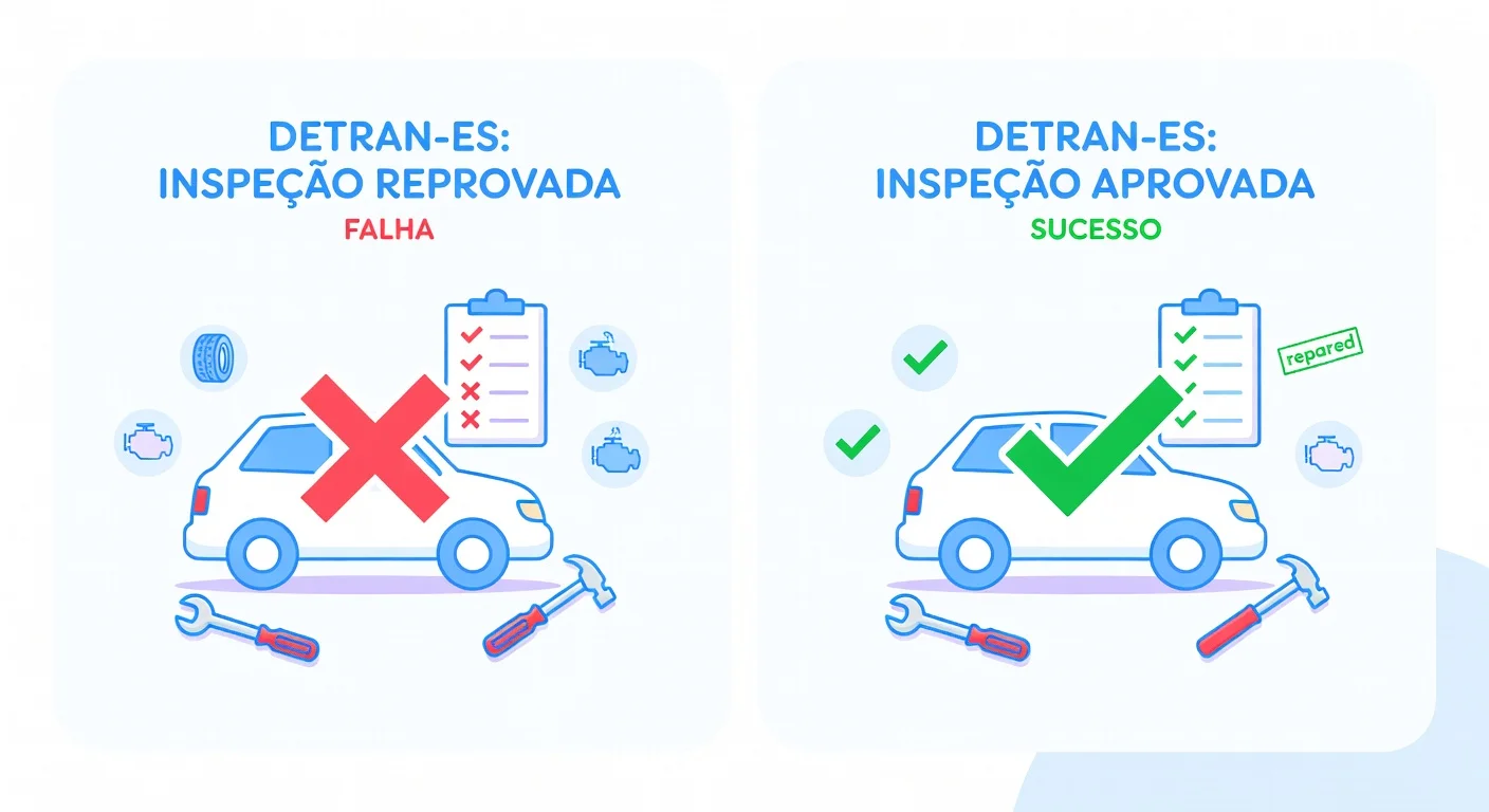 Vistoria Reprovada ES: O Que Fazer e Como Regularizar no DETRAN-ES 2026