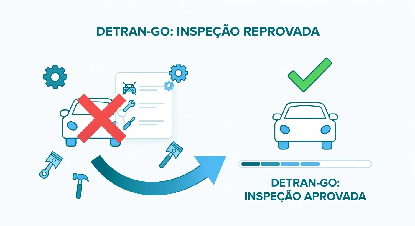 Vistoria Reprovada GO: O Que Fazer e Como Regularizar no DETRAN-GO 2026
