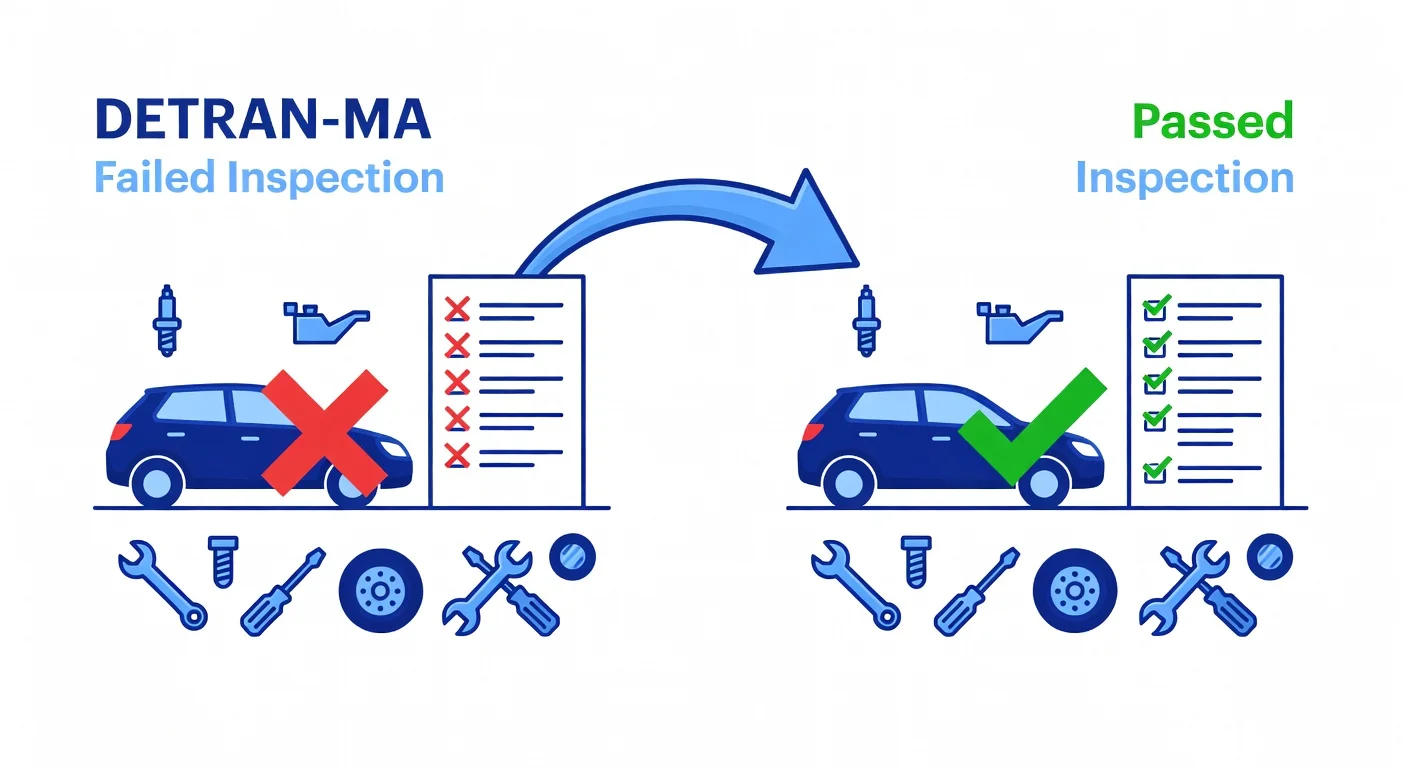 Vistoria Reprovada MA: O Que Fazer e Como Regularizar no DETRAN-MA 2026