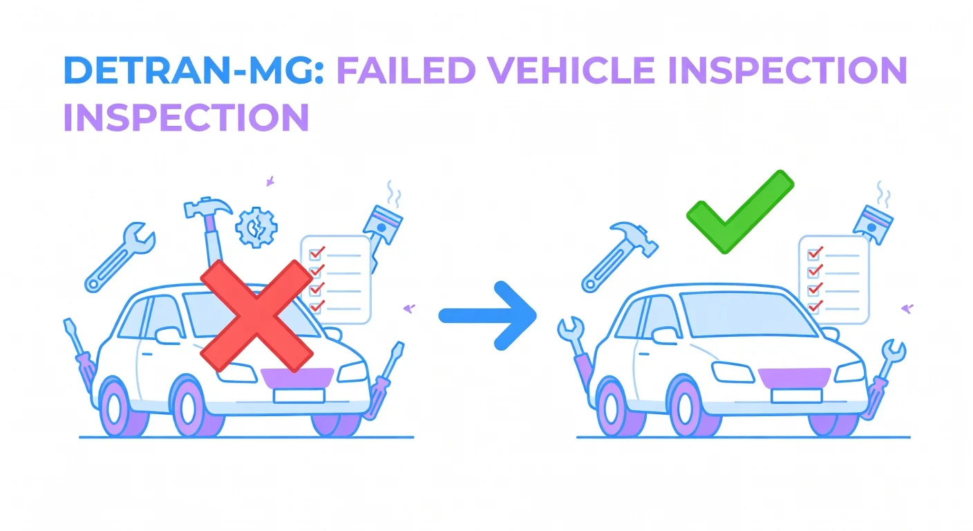 Vistoria Reprovada MG: O Que Fazer e Como Regularizar no DETRAN-MG 2026