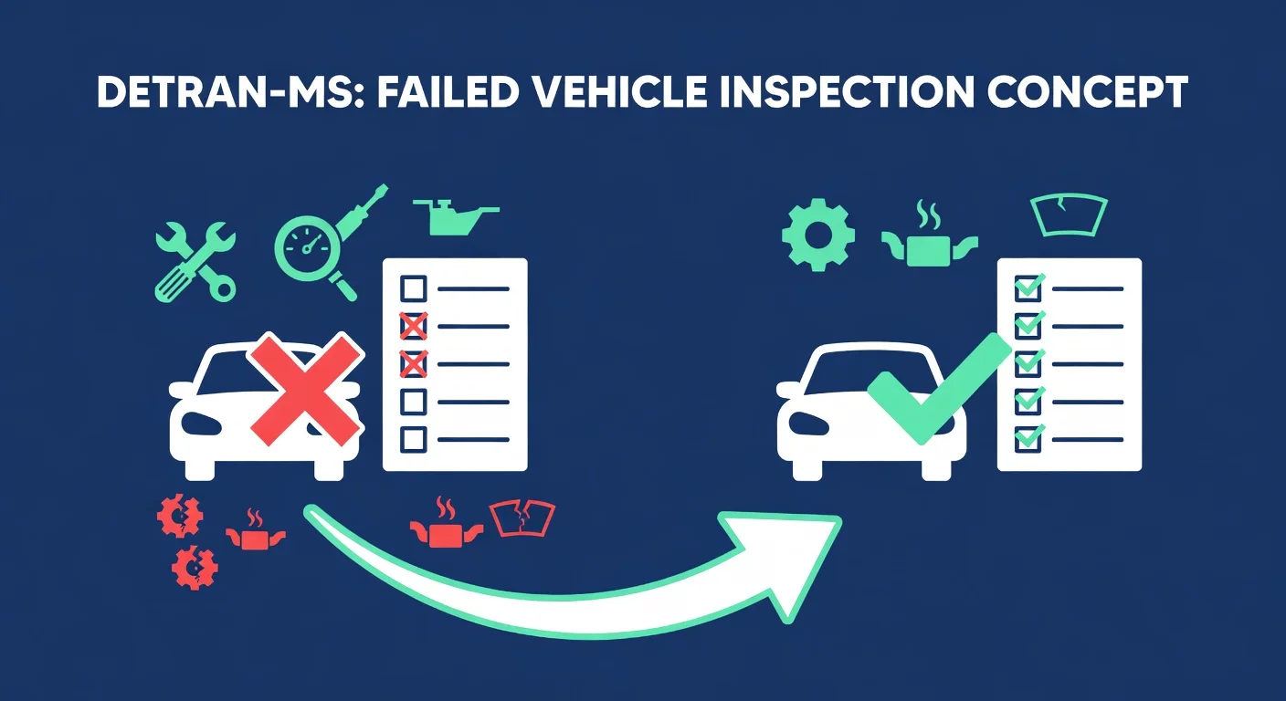 Vistoria Reprovada MS: O Que Fazer e Como Regularizar no DETRAN-MS 2026