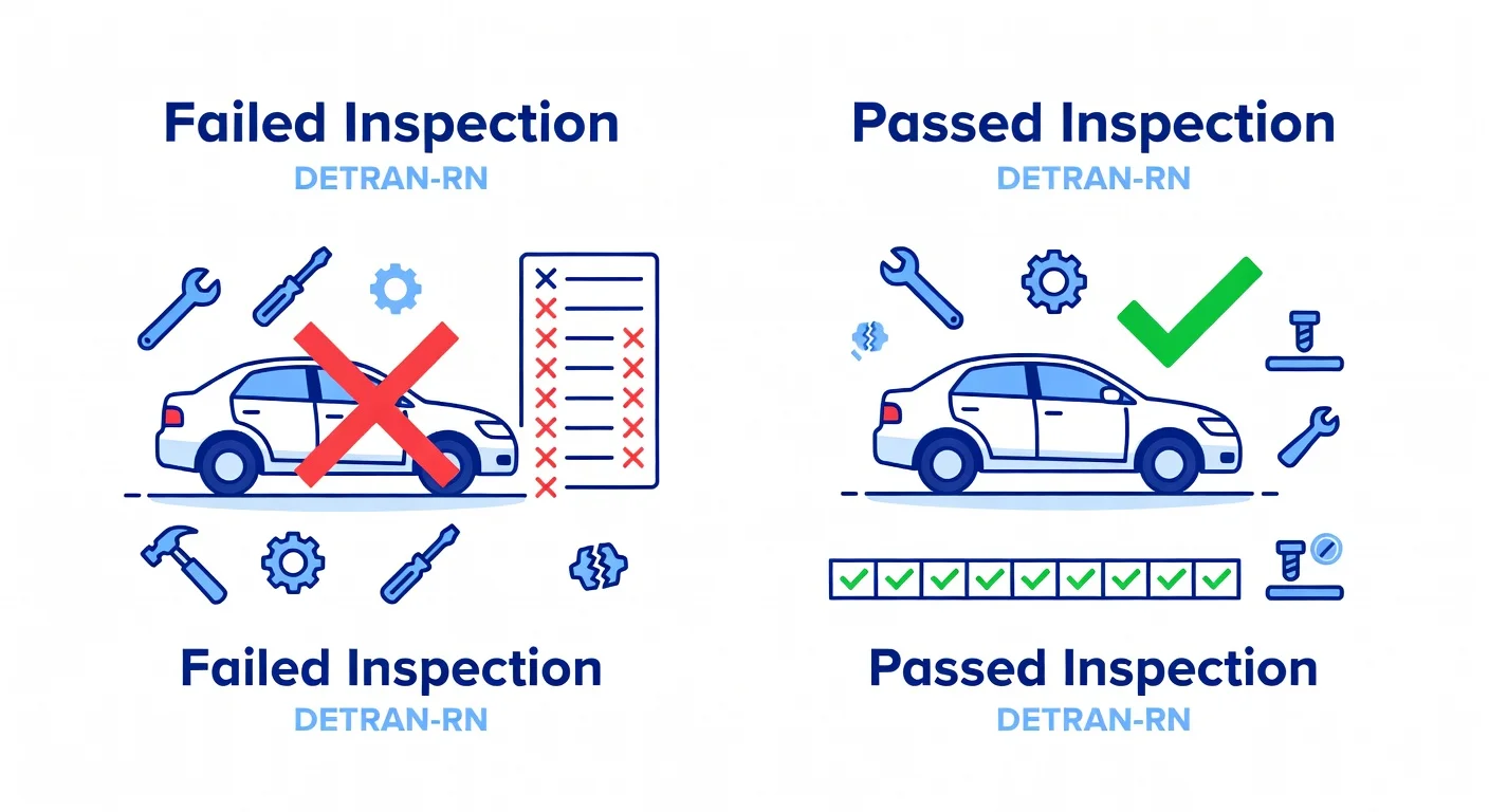 Vistoria Reprovada RN: O Que Fazer e Como Regularizar no DETRAN-RN 2026