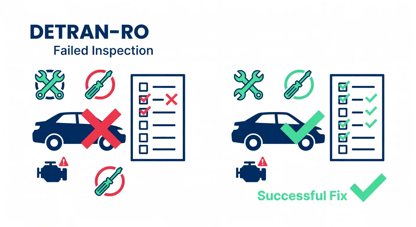 Vistoria Reprovada RO: O Que Fazer e Como Regularizar no DETRAN-RO 2026