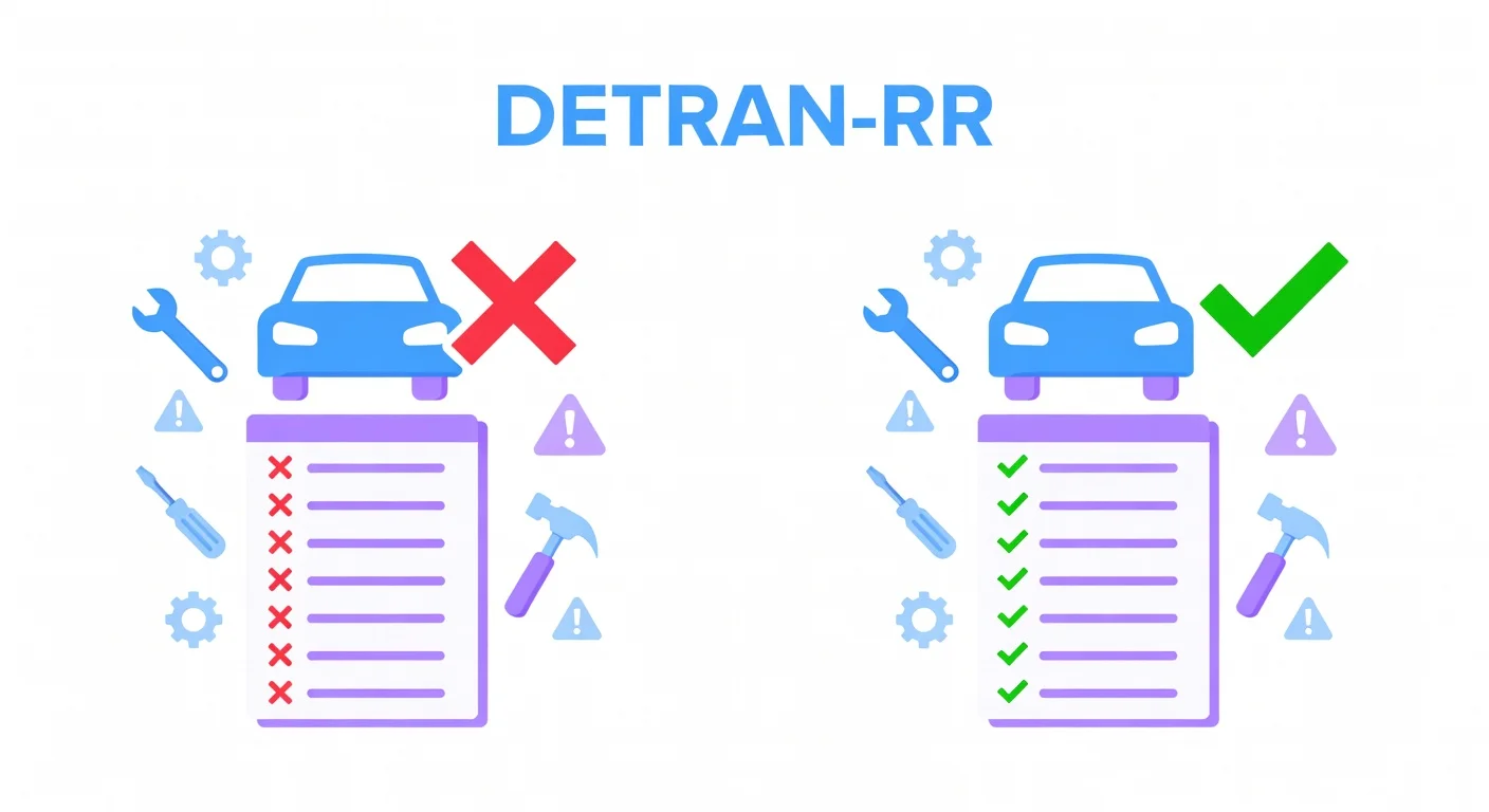 Vistoria Reprovada RR: O Que Fazer e Como Regularizar no DETRAN-RR 2026