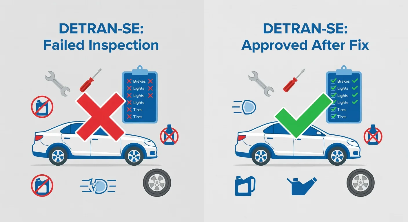 Vistoria Reprovada SE: O Que Fazer e Como Regularizar no DETRAN-SE 2026