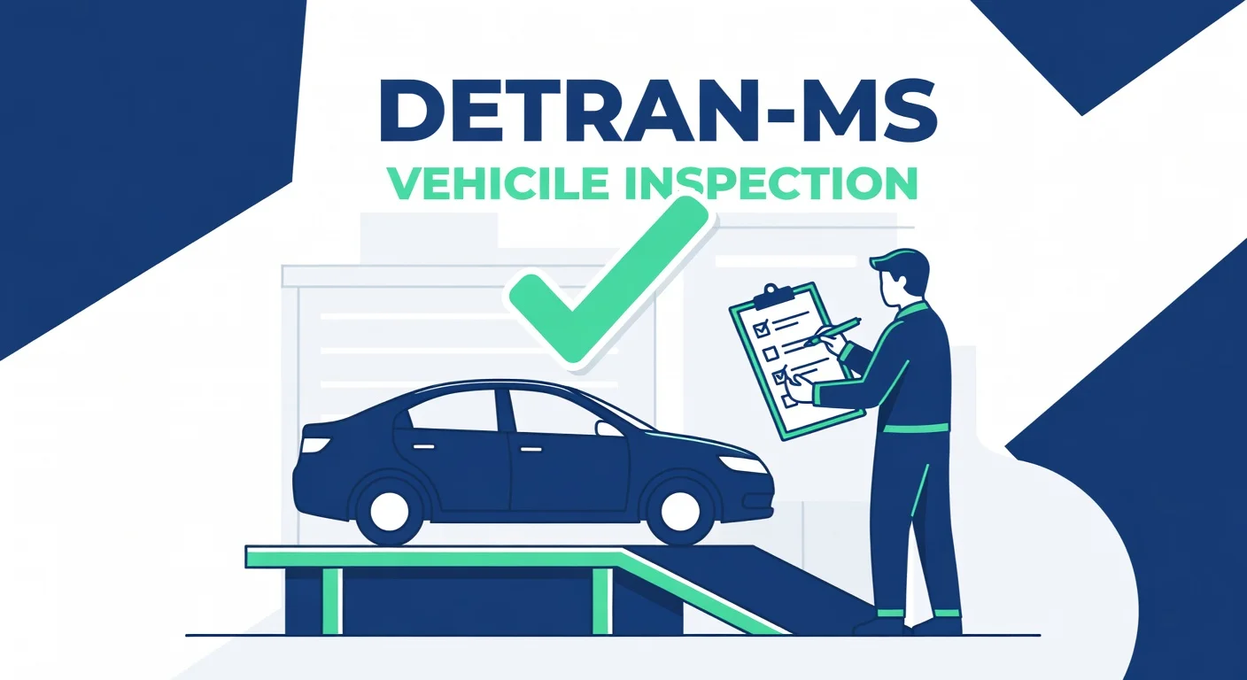 Vistoria Veicular MS: Como Agendar e O Que é Avaliado no DETRAN-MS 2026