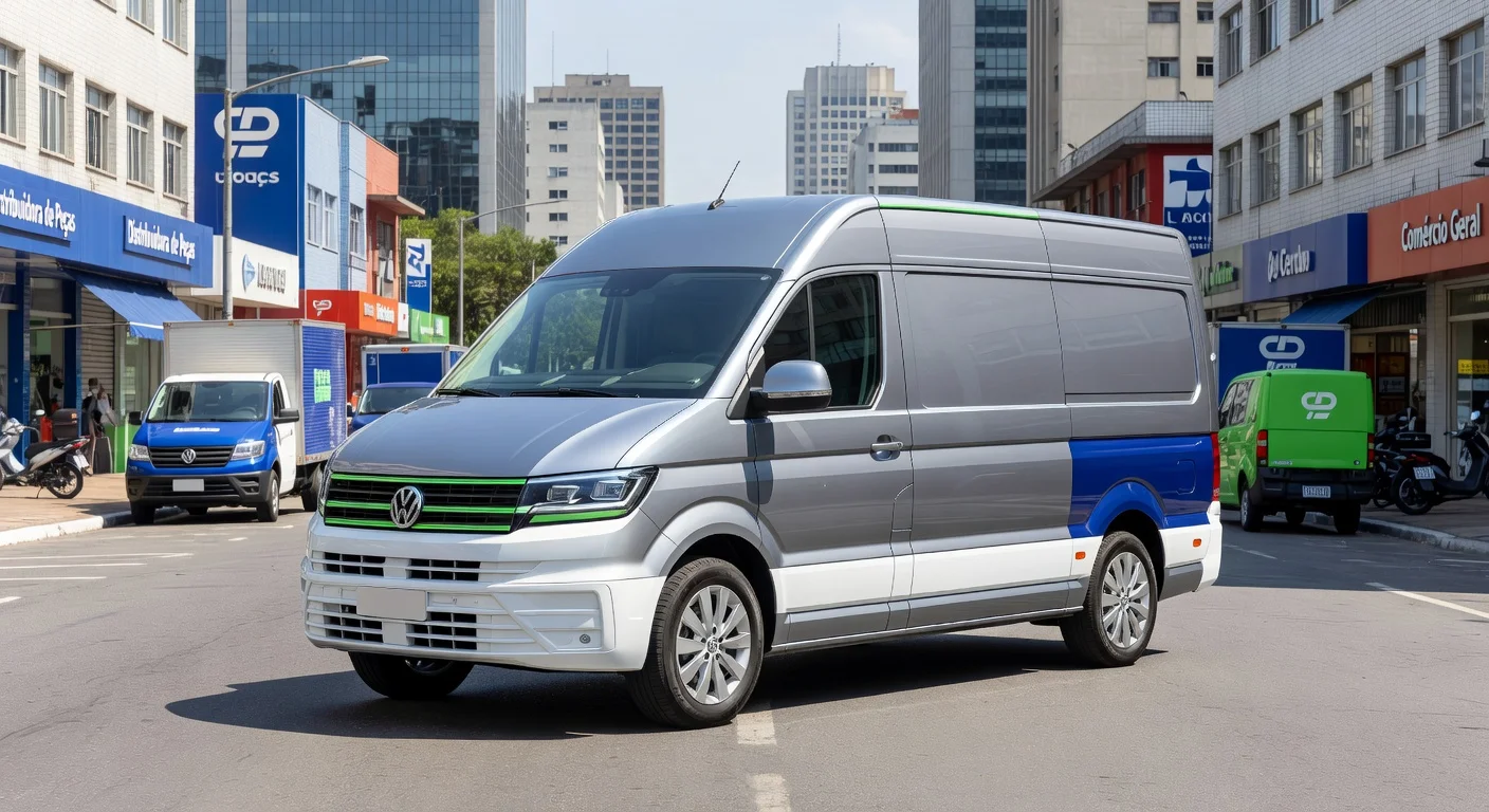 VW e-Crafter: A Van Elétrica da Volkswagen no Brasil em 2026