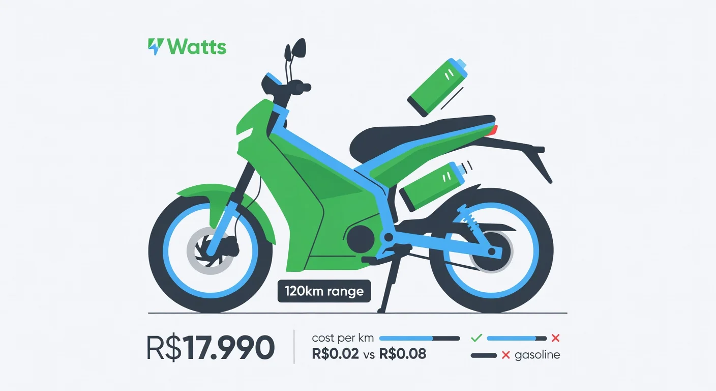 Watts moto elétrica 2026: W125 e W160S avaliação e preço