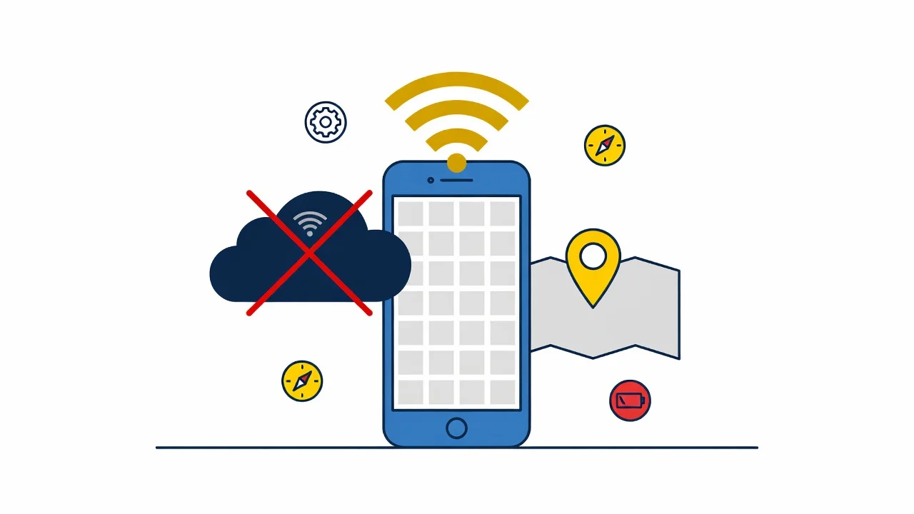Navegacao Sem Internet: O Que Funciona no Celular Fora de Cobertura