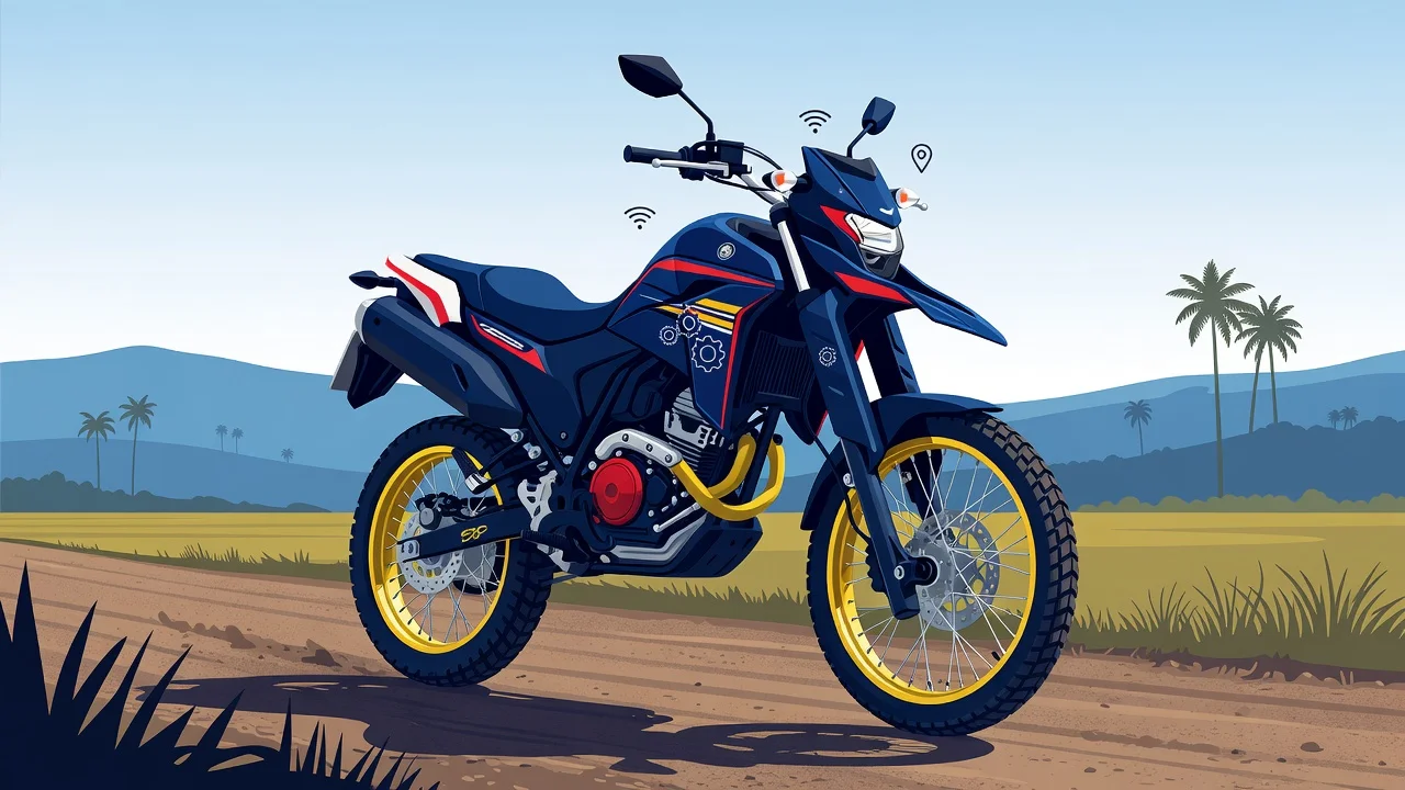 Yamaha Lander 250 Connected 2026: Preço e Ficha Trail