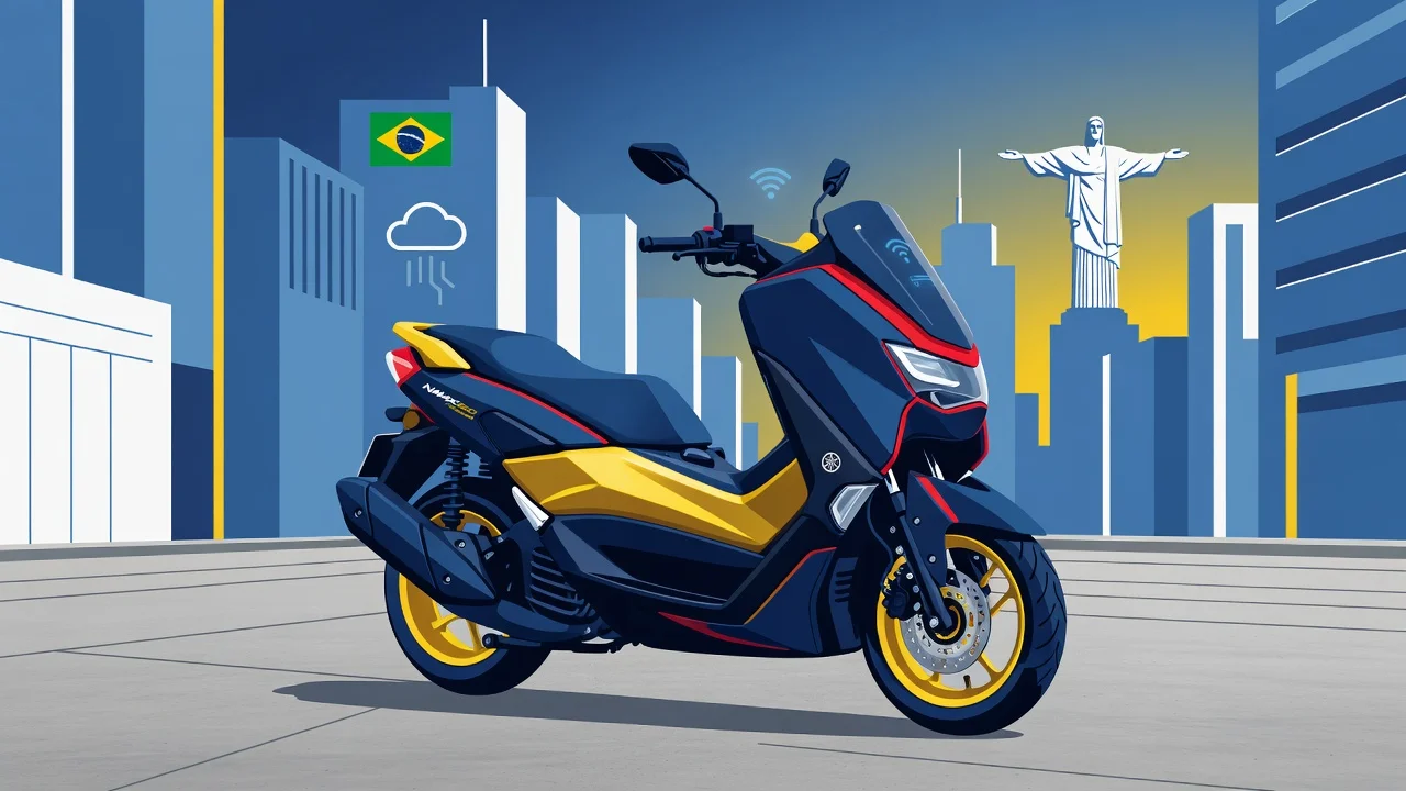 Yamaha NMAX 160 Connected 2026: Preço e Ficha Técnica